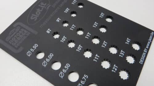 SLOT.IT PINION MEASUREMENT TEMPLATE