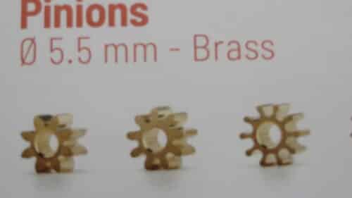 SLOT.IT INLINE PINION 10T 5.5MM