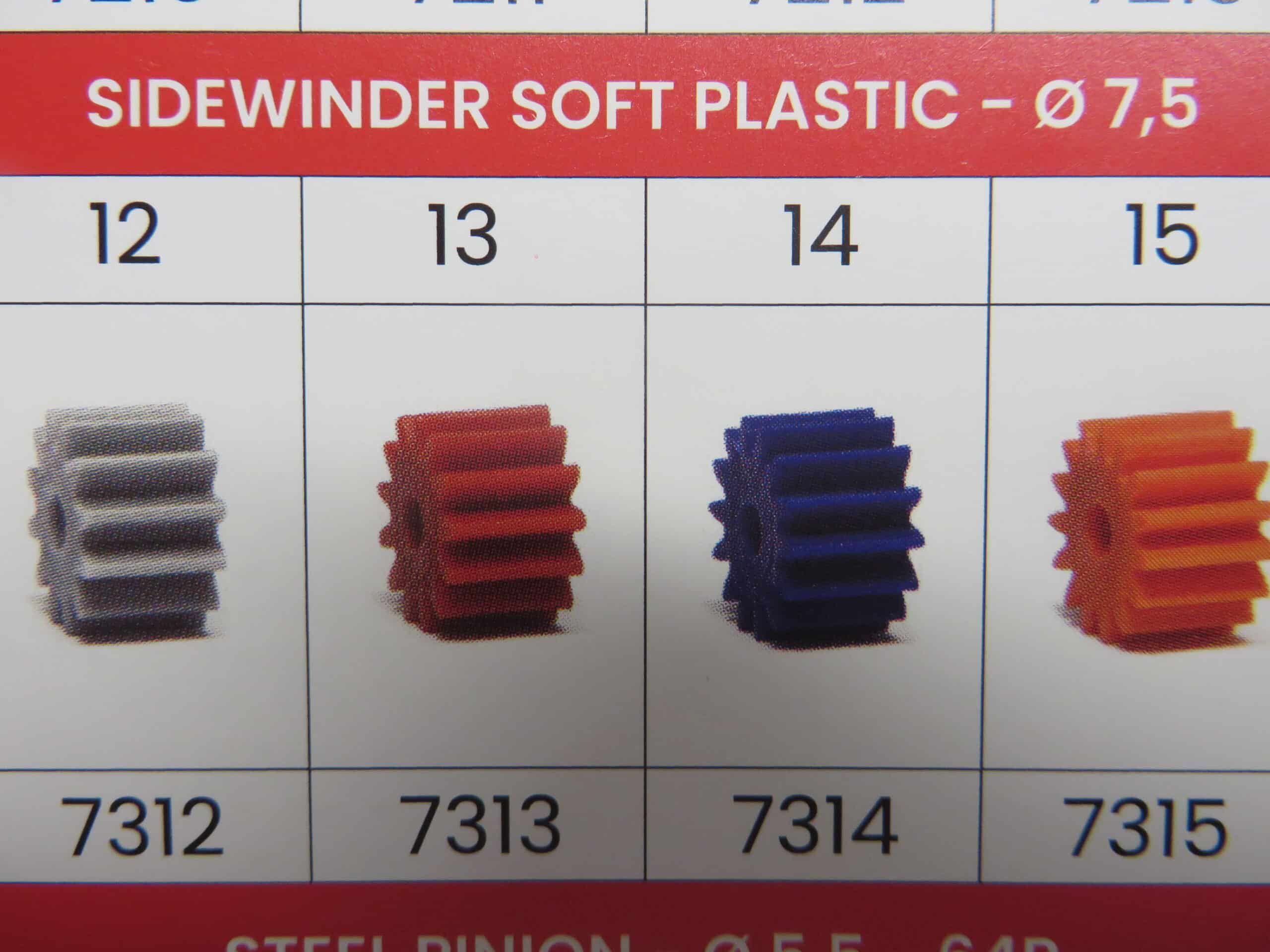 Lot De 4 Pignons NSR 7314 - 14 Dents - 7,5 Mm - Pour Moteur Anglewinder - Échelle 1:32