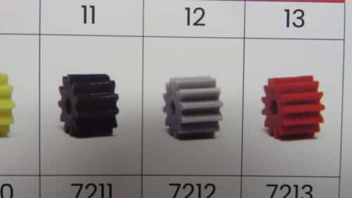 NSR SW PINION 13T PLASTIC