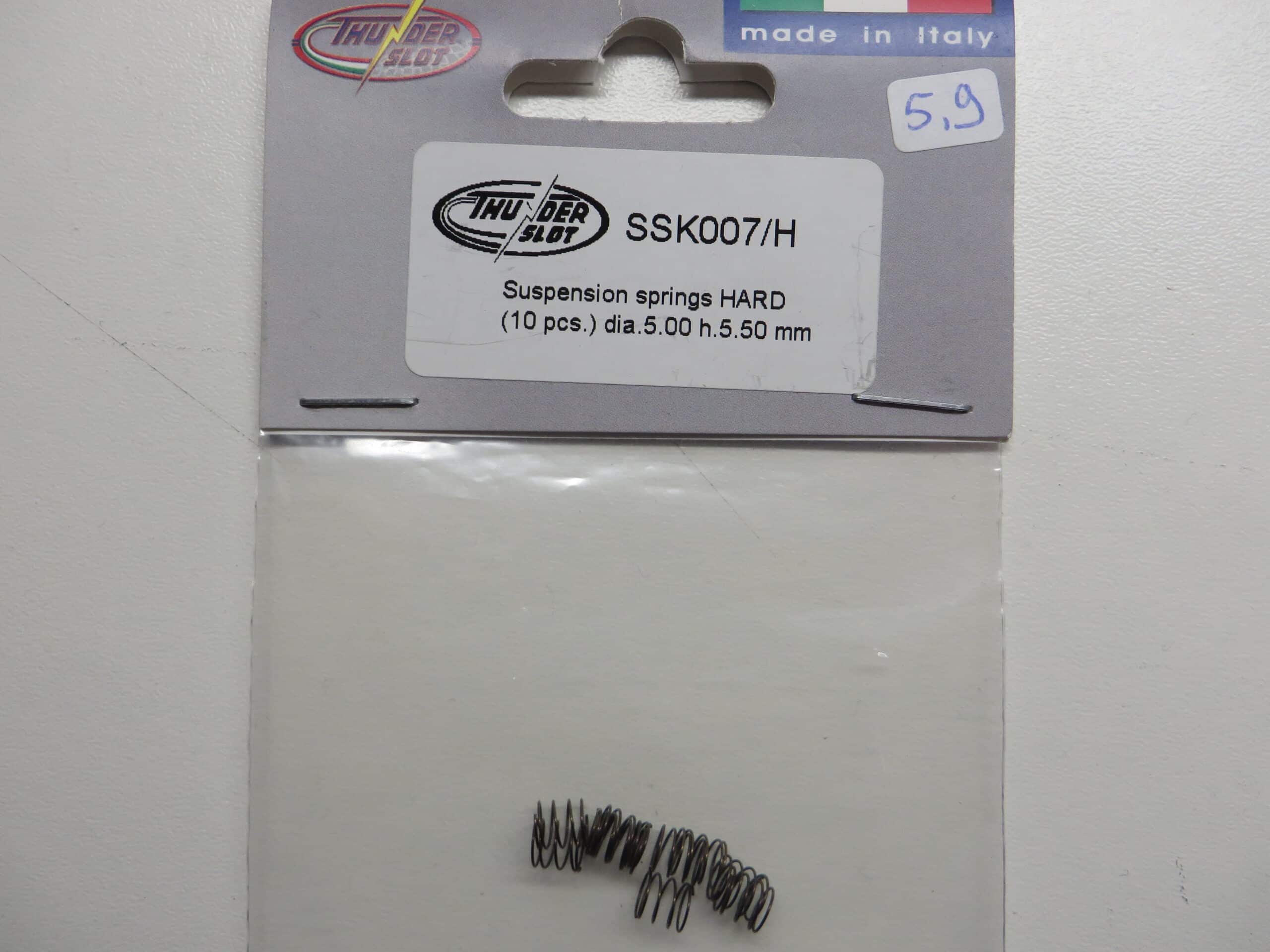 Slot Car Spring Kit THUNDERSLOT SUSPENSION SPRINGS HARD | Slotcar Garage Belgium