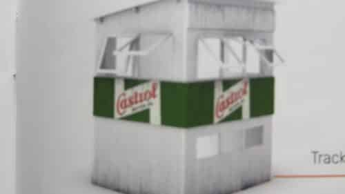 SCALEAUTO TRACKSIDE HOUSE CASTROL