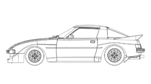 REVOSLOT MAZDA RX-7 WHITE KIT