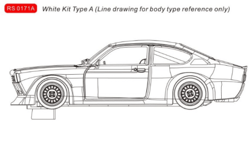 REVOSLOT OPEL KADETT WHITE KIT