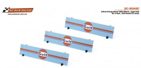 SCALEAUTO ADVERTISING PANELS "GULF"