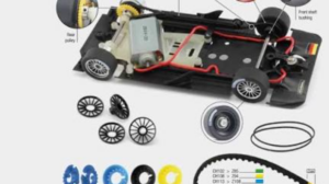 SLOT.IT TOOTHED BELD FOR 4WD SYSTEM Z85