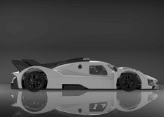 NSR HYPERCAR COMPLETE WHITE KIT