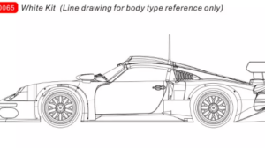 REVOSLOT PORSCHE GT1 COMPLETE WHITE KIT